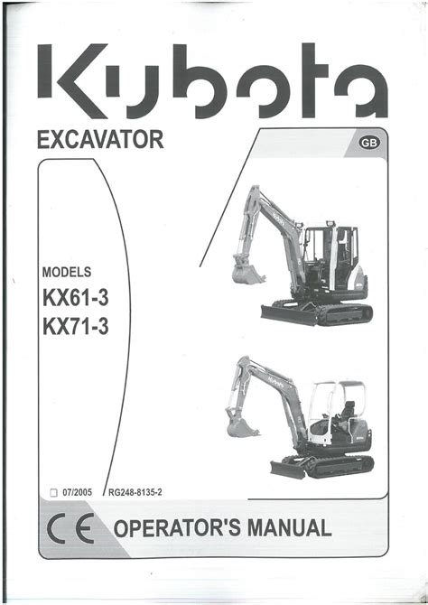 kubota kx71-3 mini excavator specs|kubota kx71 3 operator's manual.